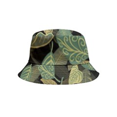 Autumn Fallen Leaves Dried Leaves Bucket Hat (kids) by Grandong