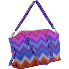 Pattern Chevron Zigzag Background Canvas Crossbody Bag