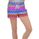 Pattern Chevron Zigzag Background Women s Velour Lounge Shorts View1