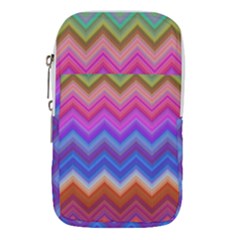 Pattern Chevron Zigzag Background Waist Pouch (small) by Grandong
