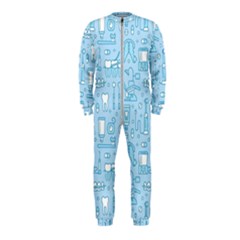 Dentist Blue Seamless Pattern Onepiece Jumpsuit (kids) by Grandong