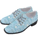 Dentist Blue Seamless Pattern Women Heeled Oxford Shoes View2