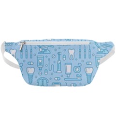 Dentist Blue Seamless Pattern Waist Bag  by Grandong