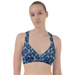 Cute Seamless Owl Background Pattern Sweetheart Sports Bra by Grandong