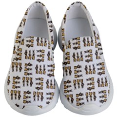 Sketchy Bear Kiddos Kids Lightweight Slip Ons by dflcprintsclothing