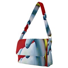 Unicorn Design Full Print Messenger Bag (m)