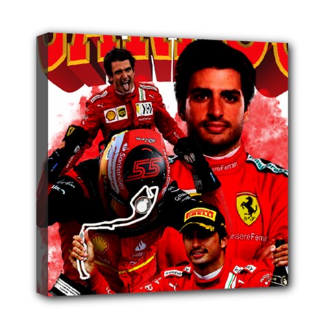 Carlos Sainz Mini Canvas 8  X 8  (stretched)