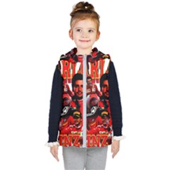 Carlos Sainz Kids  Hooded Puffer Vest by Boster123