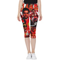 Carlos Sainz Inside Out Lightweight Velour Capri Leggings  by Boster123