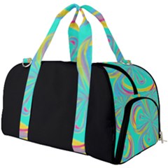 Rainbow Floral Burner Gym Duffel Bag by Intrinketly777