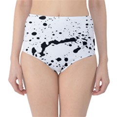 Monochrome Mirage  Classic High-waist Bikini Bottoms by dflcprintsclothing