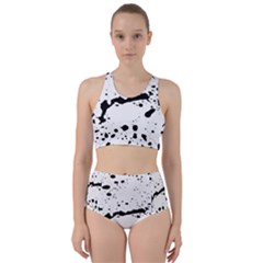 Monochrome Mirage  Racer Back Bikini Set by dflcprintsclothing