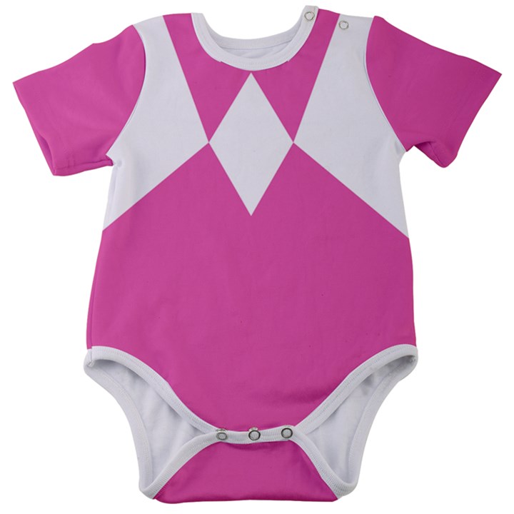 Pink Fighter Pink Baby Onesie Front Baby Short Sleeve Bodysuit