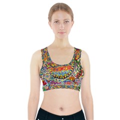 Supersonic Sunblast Sports Bra With Pocket by chellerayartisans