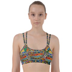 Supersonic Sunblast Line Them Up Sports Bra by chellerayartisans