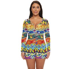 Supersonic Sunblast Long Sleeve Boyleg Swimsuit