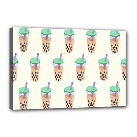 Cute Boba Canvas 18  X 12  (stretched)