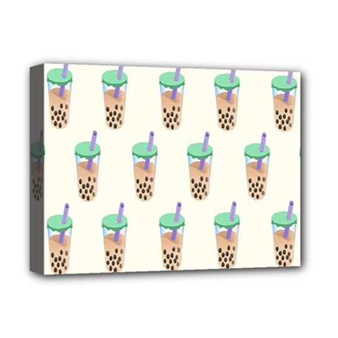 Cute boba Deluxe Canvas 16  x 12  (Stretched) 