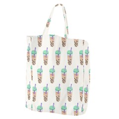 Cute boba Giant Grocery Tote