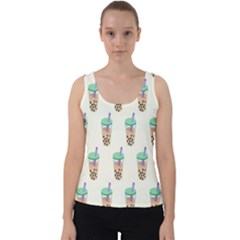 Cute boba Velvet Tank Top