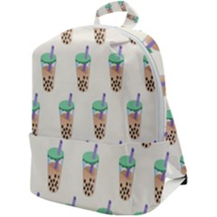 Cute Boba Zip Up Backpack by artworkshop