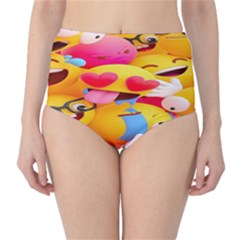 Wallpaper Emoji Classic High-waist Bikini Bottoms