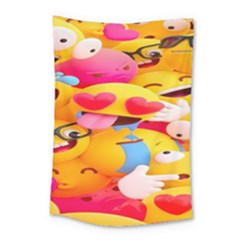 Wallpaper Emoji Small Tapestry by artworkshop