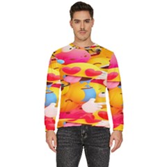 Wallpaper Emoji Men s Fleece Sweatshirt by artworkshop