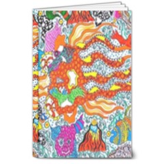 Supersonic Mermaid Chaser 8  X 10  Hardcover Notebook