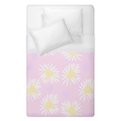 Mazipoodles Bold Daisies Pink Duvet Cover (single Size) by Mazipoodles