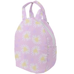 Mazipoodles Bold Daisies Pink Travel Backpack by Mazipoodles