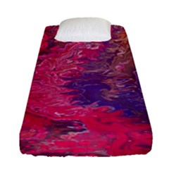 Fuchsia Flow Fitted Sheet (single Size)