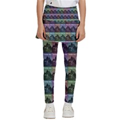 Inspirational Think Big Concept Pattern Kids  Skirted Pants by dflcprintsclothing