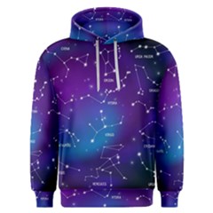 Realistic Night Sky With Constellations Men s Overhead Hoodie by Cowasu