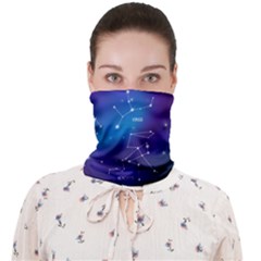 Realistic Night Sky With Constellations Face Covering Bandana (adult) by Cowasu