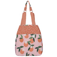 Tropical Polka Plants 4 Center Zip Backpack by flowerland