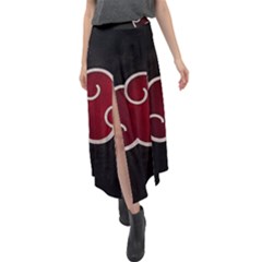 Naruto-akatsuki- Chan Velour Split Maxi Skirt by Chan9095
