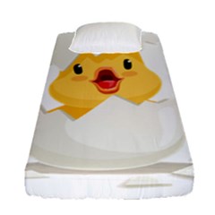 Cute Chick Fitted Sheet (single Size)