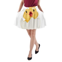 Cute Chick A-line Pocket Skirt