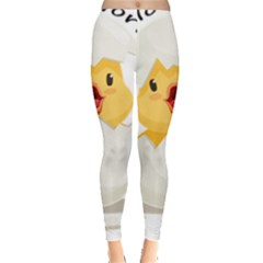 Cute Chick Everyday Leggings  by RuuGallery10