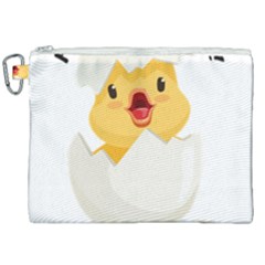Cute Chick Canvas Cosmetic Bag (xxl)