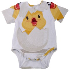 Cute Chick Baby Short Sleeve Bodysuit