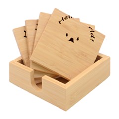 Cute Chick Bamboo Coaster Set