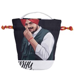 Moosewala Drawstring Bucket Bag by Mayank