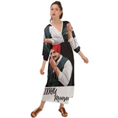 Moosewala Grecian Style  Maxi Dress