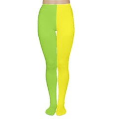 Rainbow Dash Split Green And Yellow Tights by coscloset