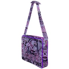 Purple Scullz Money Cross Body Office Bag by DayDreamersBoutique