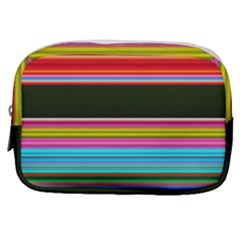 Horizontal Line Colorful Make Up Pouch (small) by Grandong