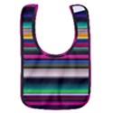 Horizontal Lines Colorful Baby Bib View1