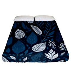 Pattern Flower Texture Fitted Sheet (California King Size)